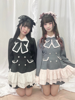 お嬢様ストライプセットアップ