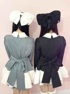 お嬢様ストライプセットアップ