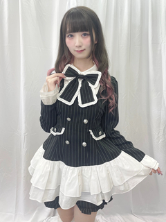 お嬢様ストライプセットアップ