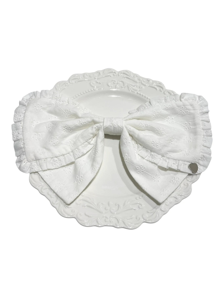 レースのリボンバレッタ - Ank Rouge(アンクルージュ)のヘッドアクセ