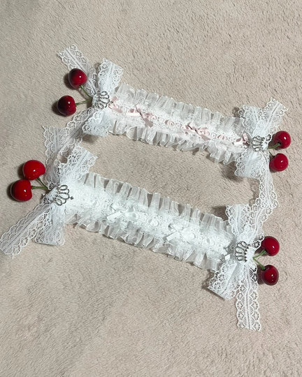 プリンセスチェリーヘッドドレス(ホワイト)