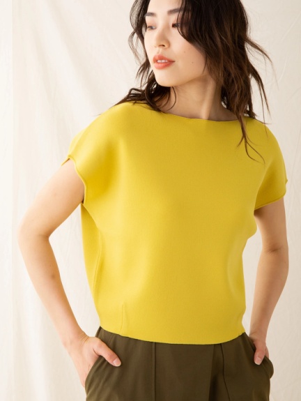 総針フレンチスリーブニットプルオーバー Sophila ソフィラ のtシャツ カットソー ファッション通販 Ailand アイランド