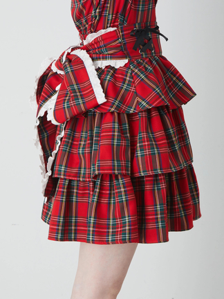 未使用級☆Jamie ジェイミーエーエヌケー ハローキティ ティアードスカート ハローキティ ティアードスカート - Jamie エーエヌケー