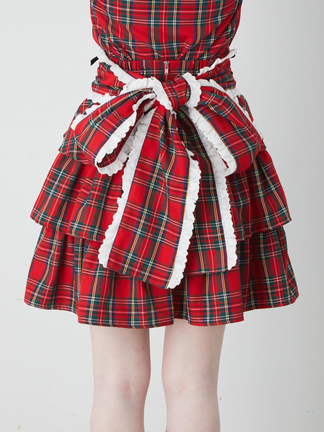 【公式完売品】Jamieエーエヌケー　ティアードテールスカート ベルトティアードSK - Jamie エーエヌケー(ジェイミーエー