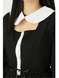 チュールドッキング丸衿ワンピース - Jamie エーエヌケー(ジェイミー  