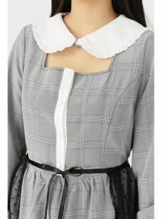 チュールドッキング丸衿ワンピース - Jamie エーエヌケー(ジェイミー  