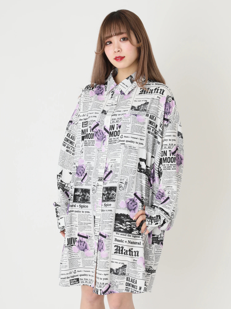 アメコミベアBIGシャツ - Jamie エーエヌケー(ジェイミーエーエヌケー