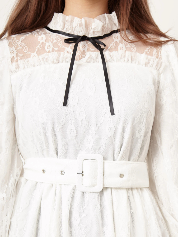 新品未使用☆【アシーナニューヨーク】カミラレース　ホワイト SGDミラーコレットブラッシュホワイト サラグレース