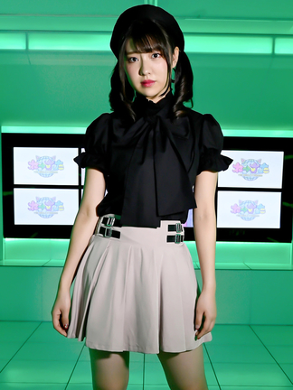 新品未使用2024BRIEFINGスカートXS clear（クリア）の「×インパン付き八枚ハギミニスカート≪2024SS