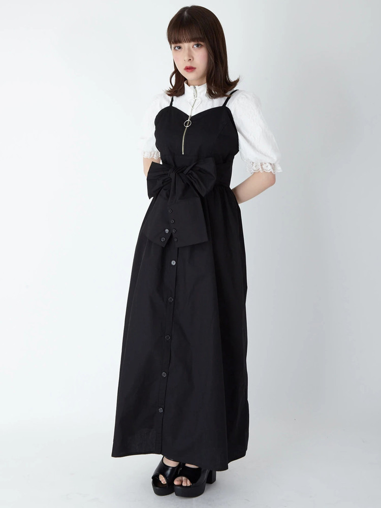 ‼️完売品‼️ Jamieエーエヌケー ブラックチェリー フリル付トートバッグ 完売品‼️ Jamieエーエヌケー ブラックチェリー フリル付トート