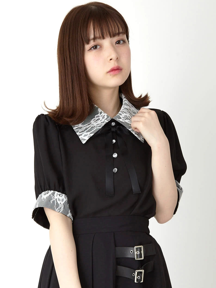 ★新品★アミティエ Amitiéブラウス＆付け襟 S for Shoko SHOKOが付け襟とブラウスのブランド「Amitié」をローンチ。伊勢丹新宿