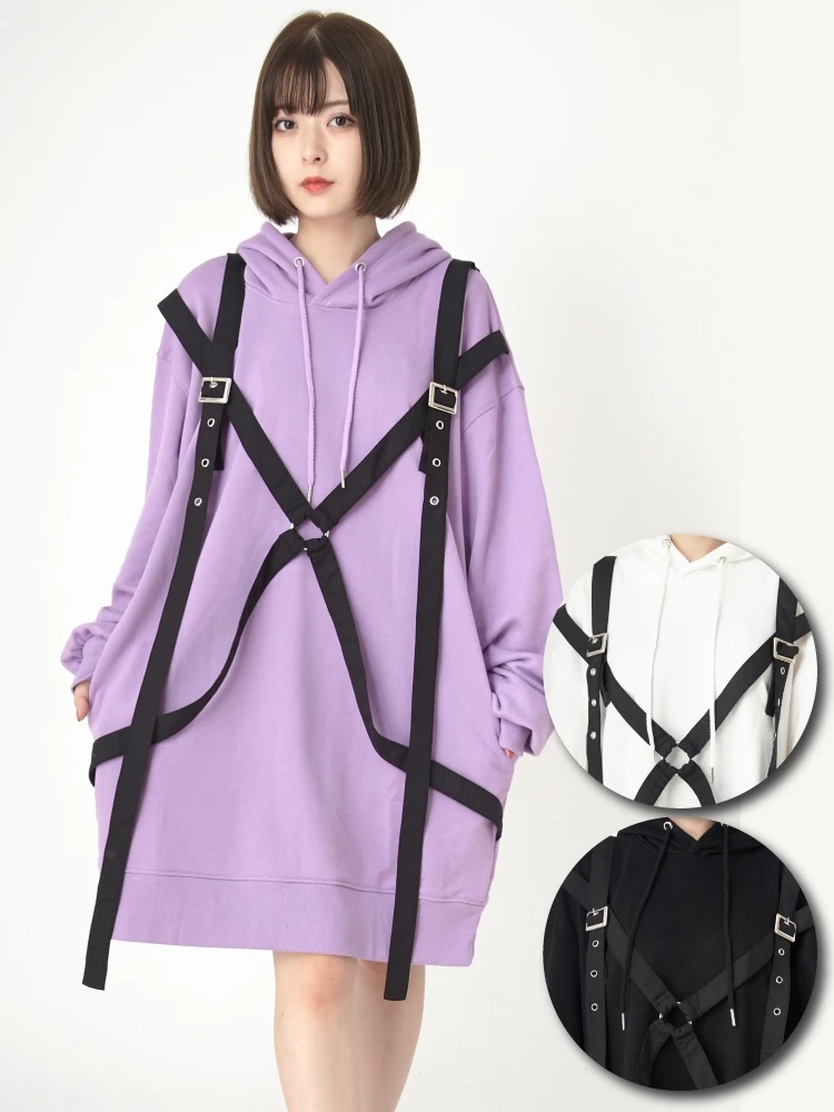 ハーネスbigパーカー Jamie エーエヌケー ジェイミーエーエヌケー のパーカ ファッション通販 Ailand アイランド