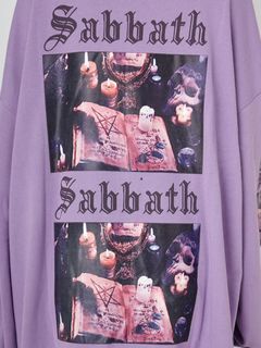 バックプリントゴシックプルオーバー