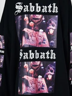 バックプリントゴシックプルオーバー