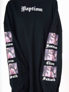 バックプリントゴシックプルオーバー