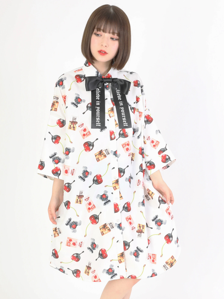 Jamie エーエヌケー リメイクハートBIGTシャツ ワンピース Jamie