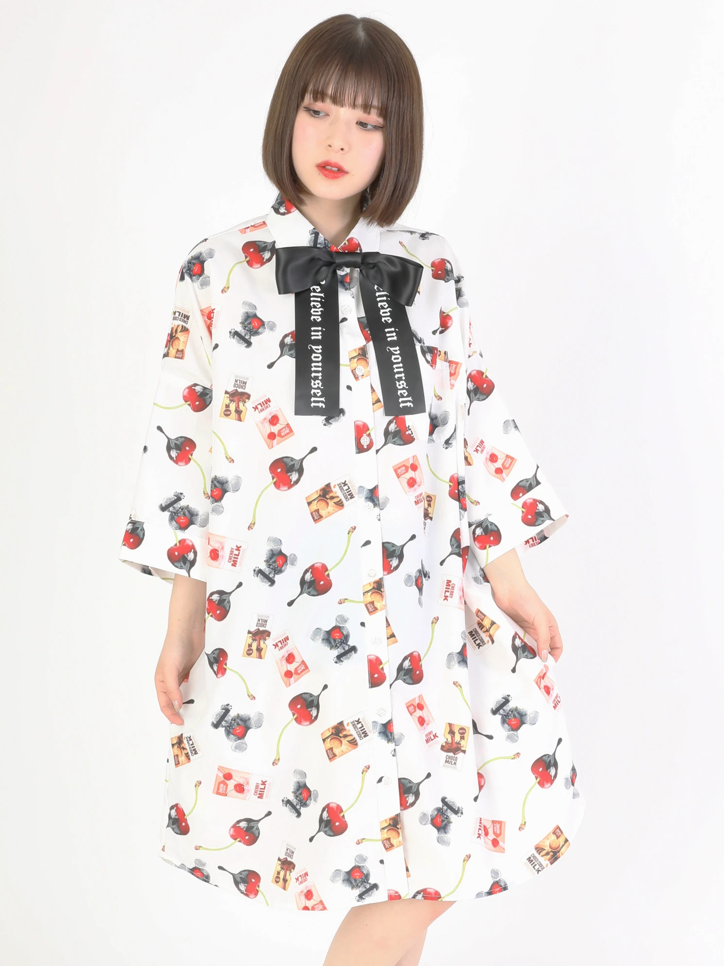 チョコレートBearBigシャツ - Jamie エーエヌケー(ジェイミーエー