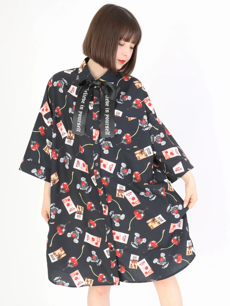 チョコレートBearBigシャツ - Jamie エーエヌケー(ジェイミーエー