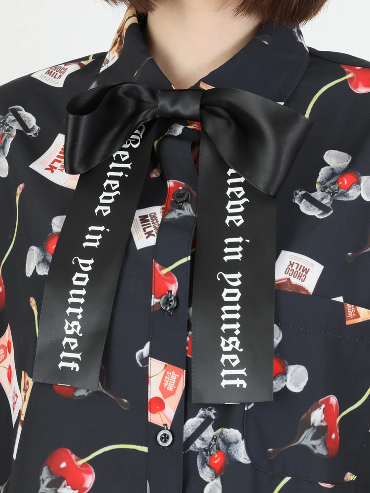 チョコレートBearBigシャツ - Jamie エーエヌケー(ジェイミーエー