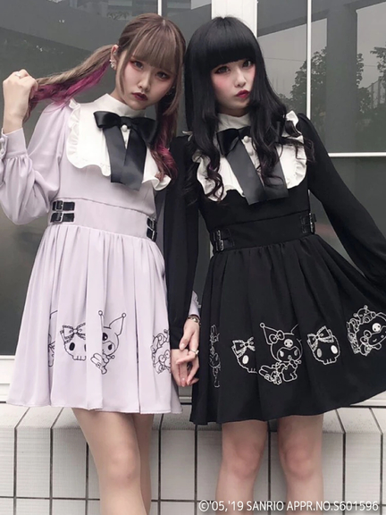 クロミコラボワンピース(グレー)
