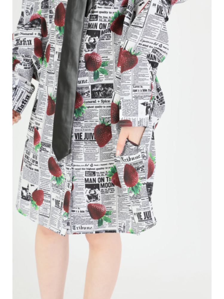 jamieエーエヌケー　シャツ ストロベリーベアビッグシャツ - Jamie エーエヌケー(ジェイミーエー