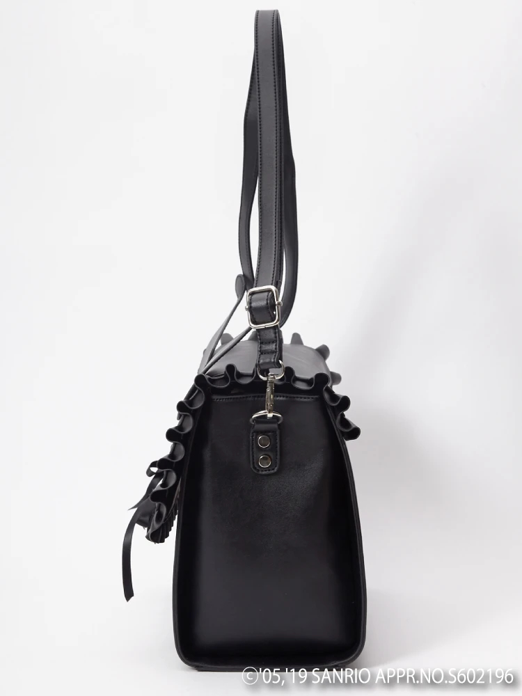 新品未使用　スモール　ジェット　アイボリーエイジング黒フレアバックドクロクラック クロミ×Jamie エーエヌケーコラボBAG - Jamie エーエヌケー(ジェイミー