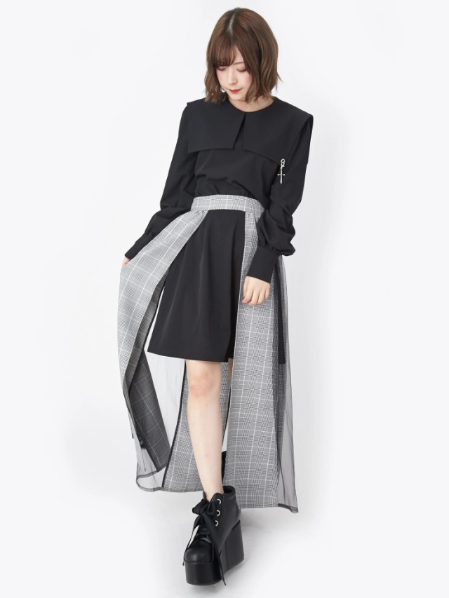 切り替えスカート - Jamie エーエヌケー(ジェイミーエーエヌケー)の  