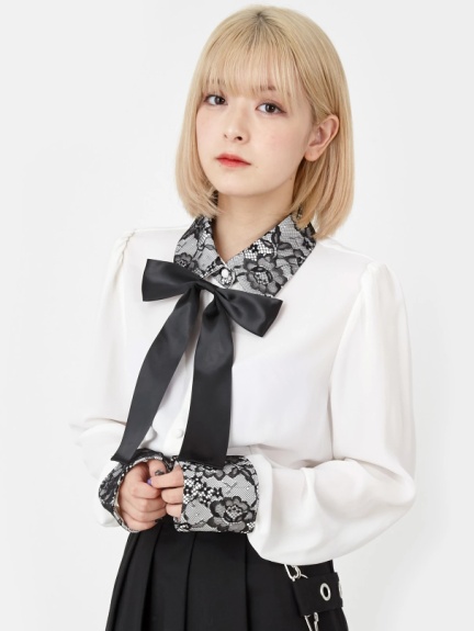 レース切り替えブラウス Jamie エーエヌケー ジェイミーエーエヌケー のシャツ ブラウス ファッション通販 Ailand アイランド レース切り替えブラウス Jamie エーエヌケー ジェイミーエーエヌケー のシャツ ブラウス ファッション通販 Ailand アイランド