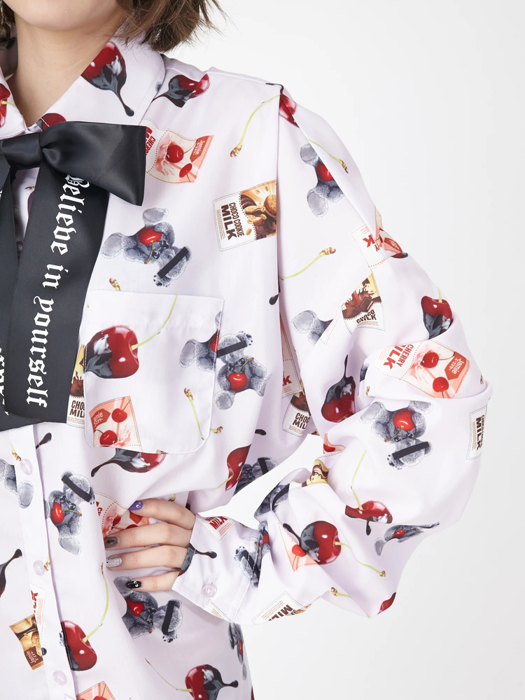 チョコレートベアBigシャツ - Jamie エーエヌケー(ジェイミーエー