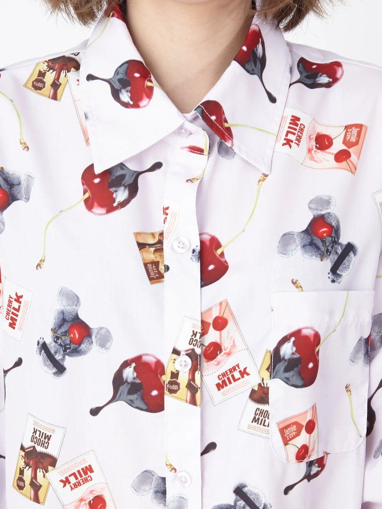 チョコレートベアBigシャツ - Jamie エーエヌケー(ジェイミーエー