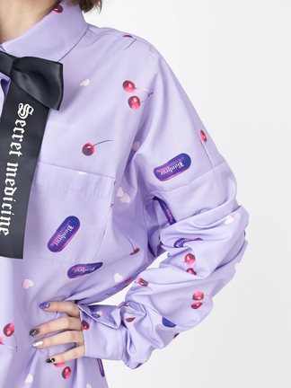 お薬プリントBigシャツ - Jamie エーエヌケー(ジェイミーエーエヌケー