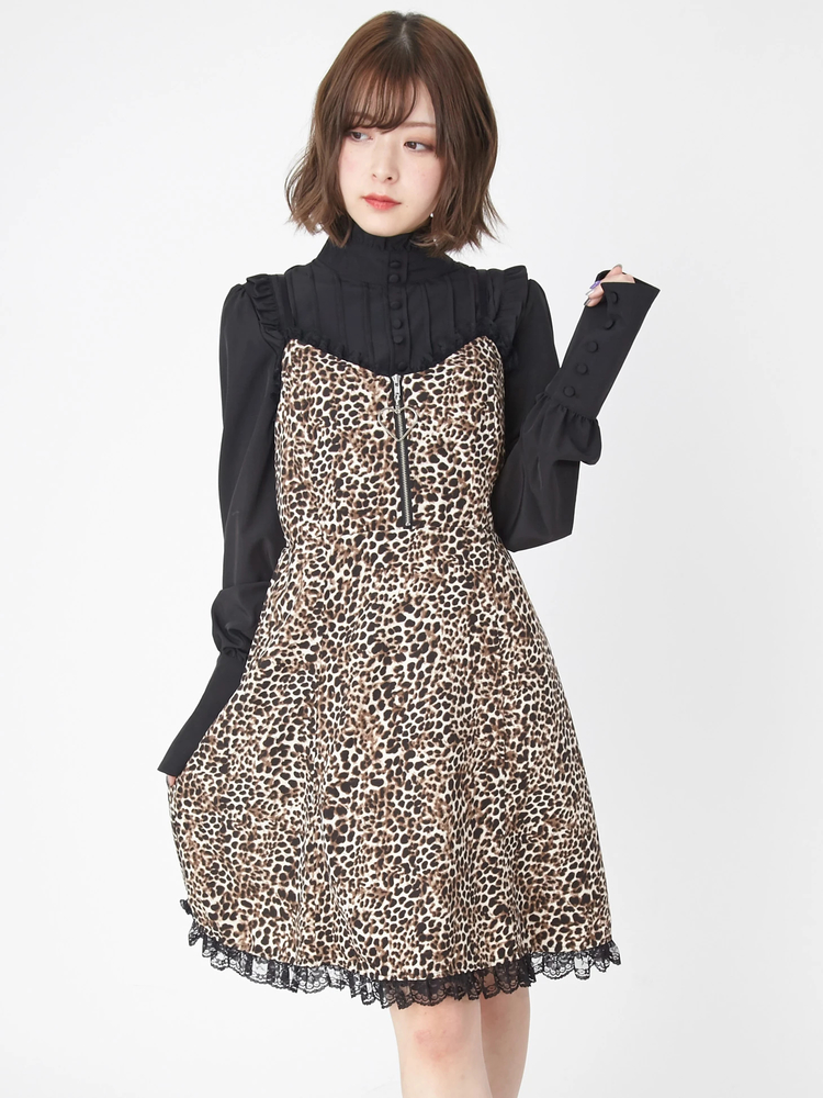 レオパードキャミワンピース - Jamie エーエヌケー(ジェイミーエー
