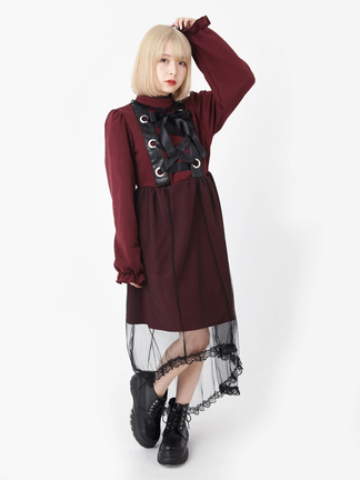Jamieエーエヌケー ワンピース お姫様ジャージワンピース - Jamie エーエヌケー(ジェイミーエー