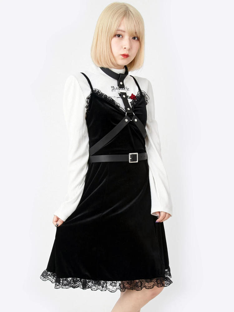 katie HONKONG GIRL ベロアキャミ katie HONKONG GIRL ベロアキャミ