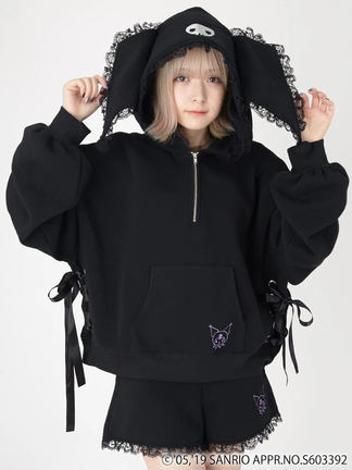 エーエヌケー サンリオ クロミ パーカー 耳付き レア エーエヌケー サンリオ クロミ パーカー 耳付き レア - メルカリ