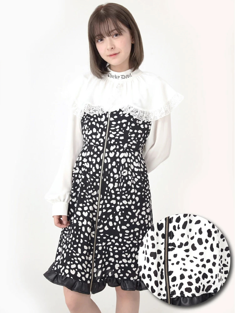 ダルメシアンプリントキャミワンピ - Jamie エーエヌケー(ジェイミー