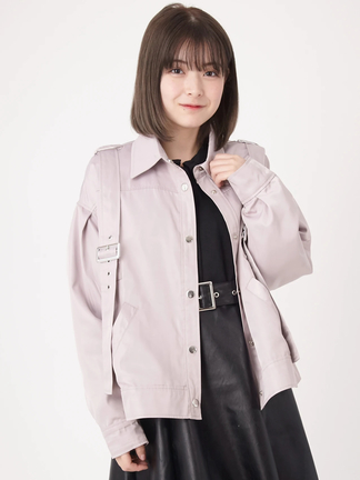 Jamie アウター うさちゃんファーブルゾン - Jamie エーエヌケー(ジェイミーエー