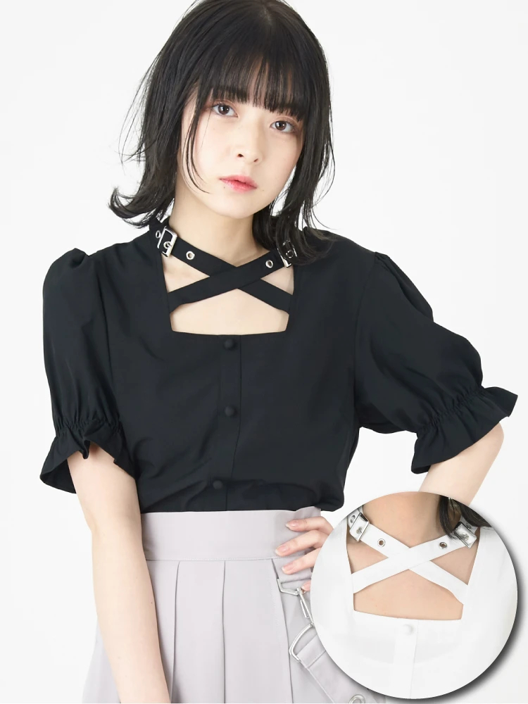 フロントクロスブラウス - Jamie エーエヌケー(ジェイミーエーエヌケー