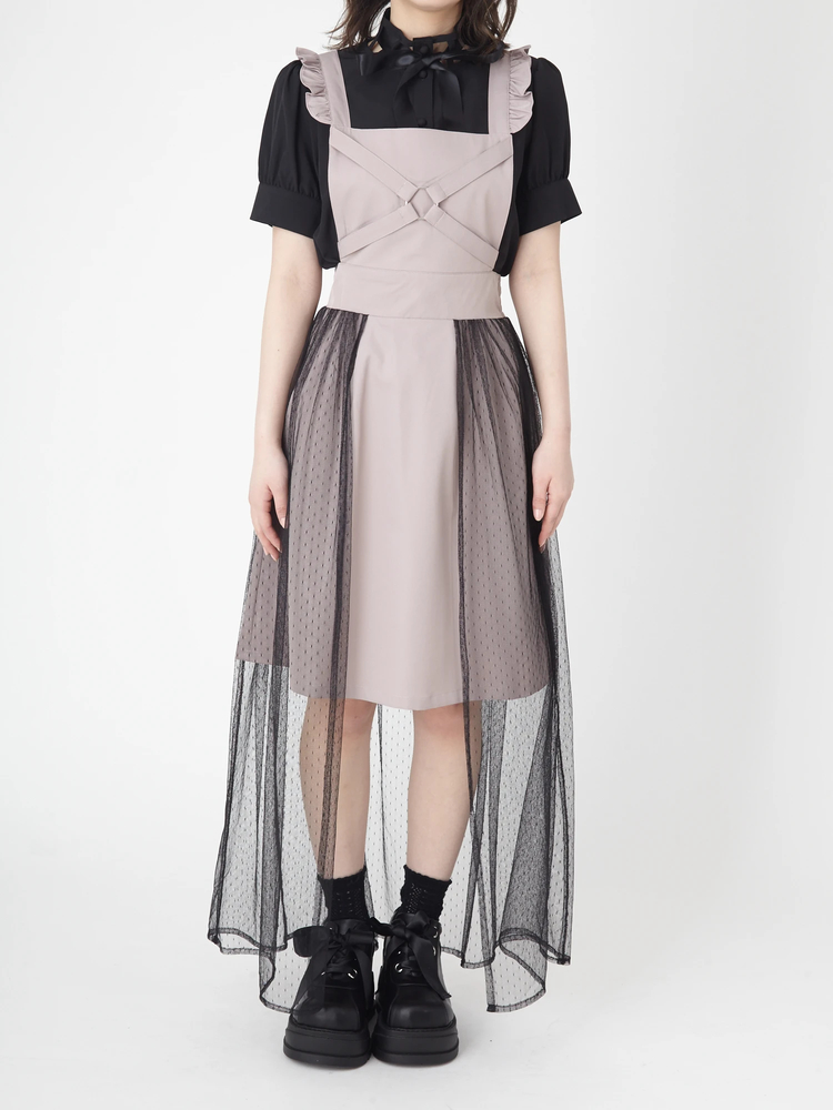 フロントクロスジャンパースカート - Jamie エーエヌケー