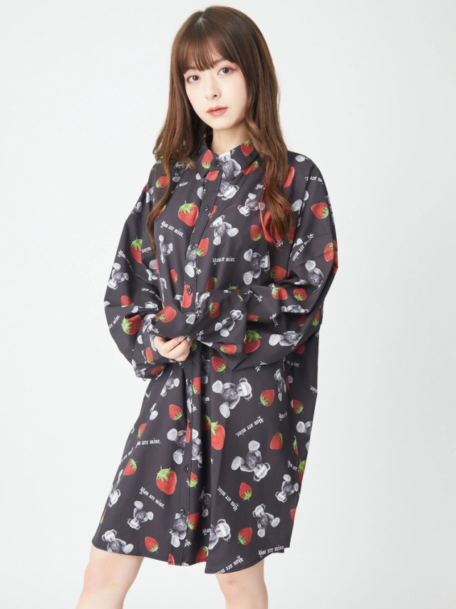 ストロベリーベアビッグシャツ - Jamie エーエヌケー(ジェイミーエー 