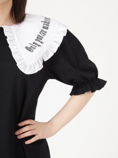 ゴシックロゴカットワンピース