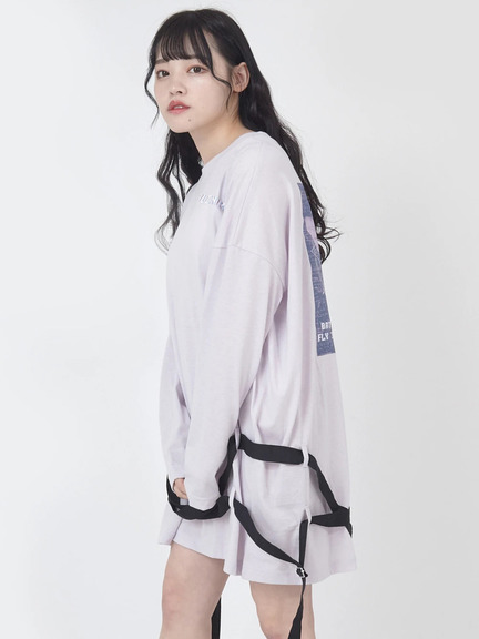 ハーネスロンTシャツ(パープル)