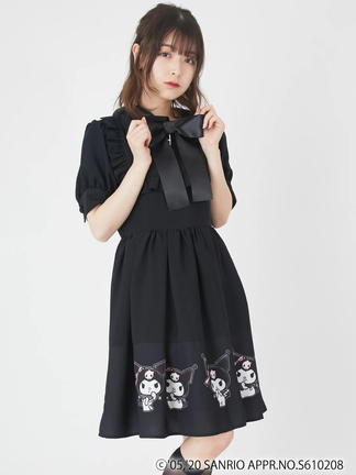 Jamieエーエヌケー ジャージお姫様OP ブラック 黒 Ank Rouge お姫様ジャージワンピース - Jamie エーエヌケー(ジェイミーエー