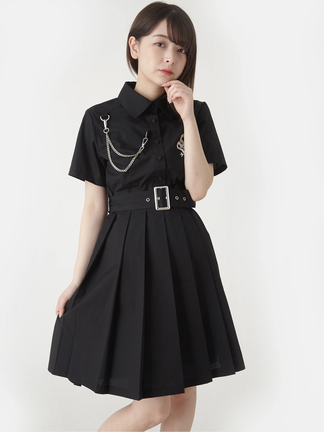 龍刺繍プリーツワンピース - Jamie エーエヌケー(ジェイミーエー