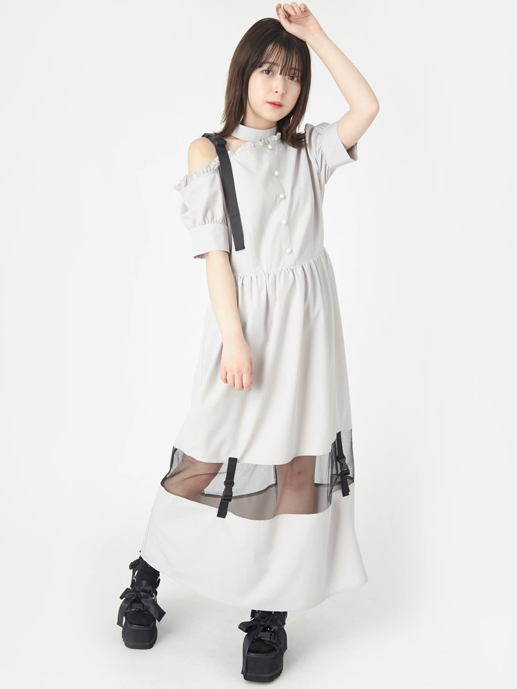 ワンショルダーマキシワンピース - Jamie エーエヌケー(ジェイミーエー