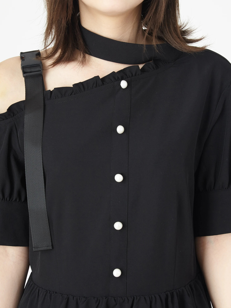 ワンショルダーマキシワンピース - Jamie エーエヌケー(ジェイミーエー