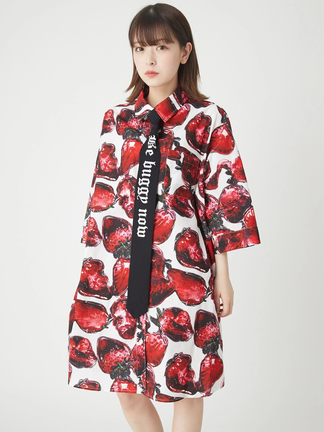 イチゴ柄Bigシャツ - Jamie エーエヌケー(ジェイミーエーエヌケー)の