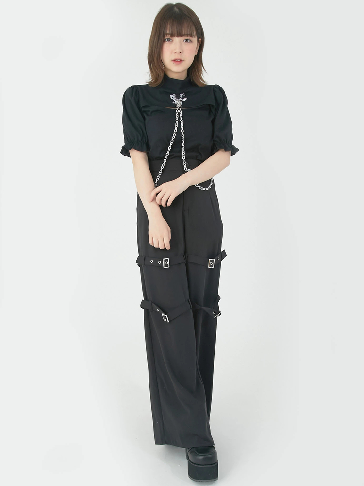 Jamieエーエヌケー リボンパットワークパンツ リボンパッチワークパンツ - Jamie エーエヌケー(ジェイミーエー