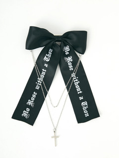 ゴシックプリントリボンバレッタ