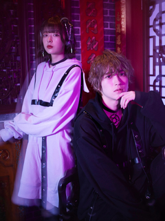 ゴシックプリントリボンバレッタ